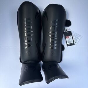 NEW Venum Challenger Standup Shin Guards  Black  MMA  Men's XL  Venum-2050-114
